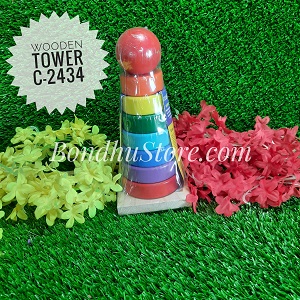 Rainbow Big Tower Toy For Kids