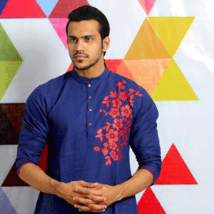 Regular Fit Long Panjabi for Men