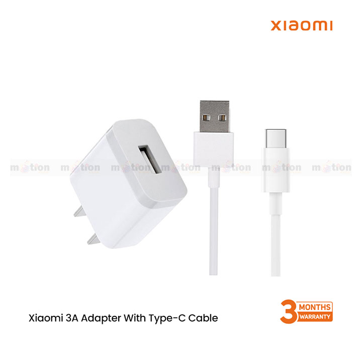 Xiaomi 3A Charger With Type-C Cable - White