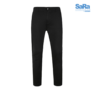 SaRa Men's  Chino Pant (2016B-Black )