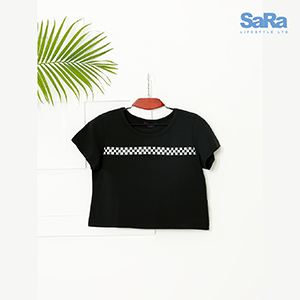 SaRa Ladies T-Shirt (WKTSR8-Black)