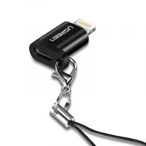 UGREEN Micro USB Female to Lightning Male Adapter (Black)