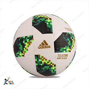 FIFA World Cup 2018 Telstar Top Non Stitched Football Green & White; Material: TPU