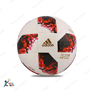 FIFA World Cup 2018 Telstar Top Non Stitched Football Red & White; Material: TPU