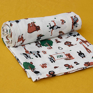 5 Piece Baby Swaddle Muslin Blanket