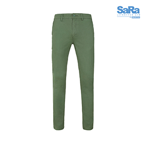 SaRa Men's  Chino Pant (MCHS202E-Green )