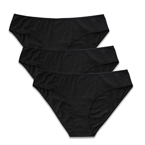 3 Pc's Black Underwear for Women