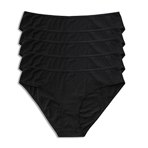 5 Pc's Black Underwear for Women