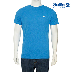SaRa Men's T -Shirt (MTS261YFC-Lt. blue )