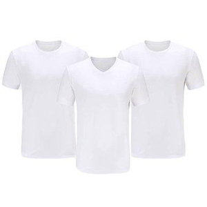 3 Pc's White T-shirt For Innerwear